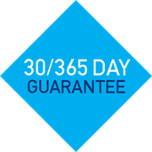 30 Day Money Back Guarantee and One Year Replacement or Repair