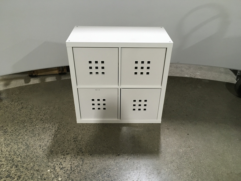 30”x30” cube storage (white drawers)