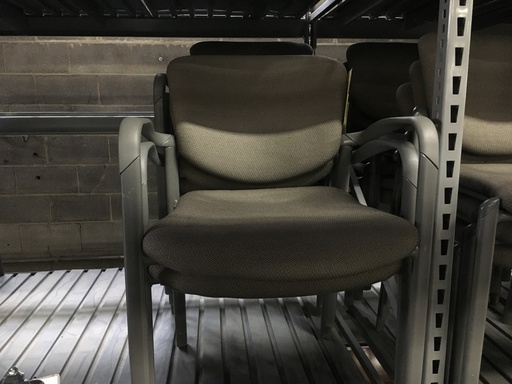 Gray Improv Stack Chair W/Arms