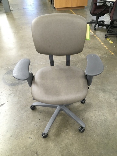 Gray Vinyl Improv Office Chair