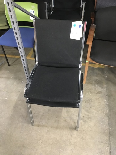Black Fabric Breakroom Chair