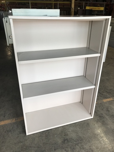 51" 3 Shelves Bookcase Putty