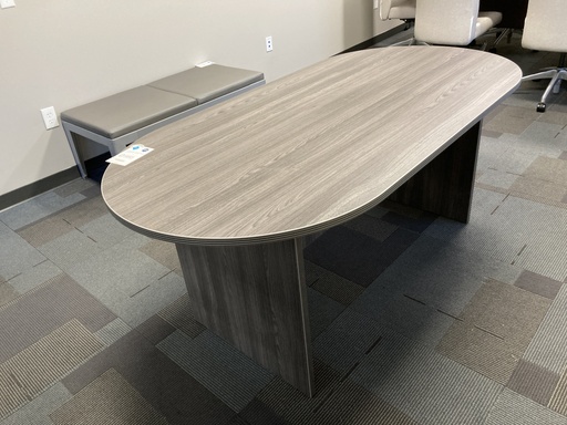 [CT71] Euroline Racetrack Conference Table 6' Grey