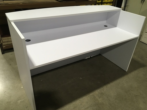 [RD3071] Euroline Reception 30x71 Desk Shell White