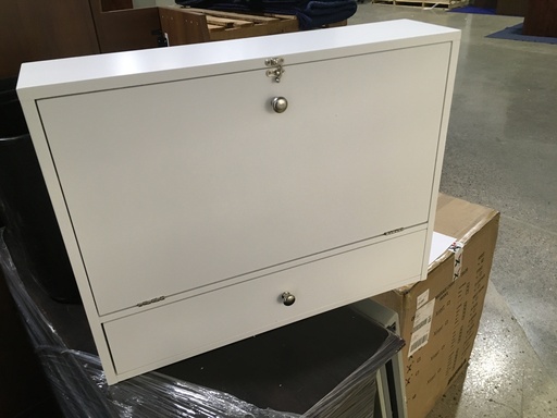 26"Wx20"Tx6"D Wall Mount Cabinet White