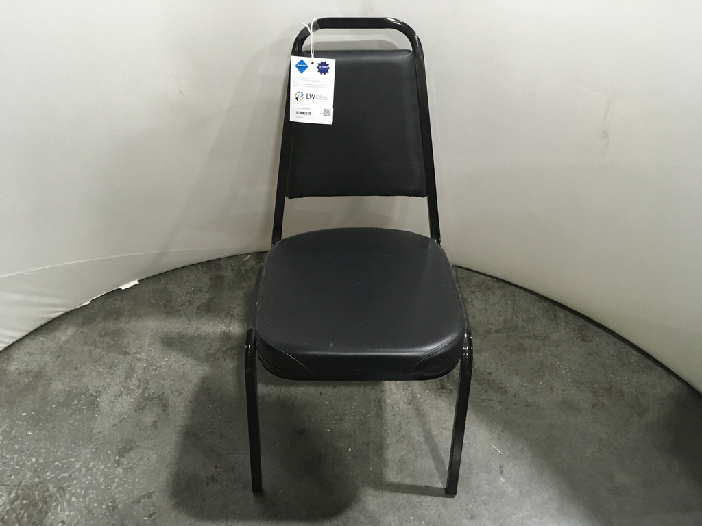Black Vinyl Breakroom Chairs