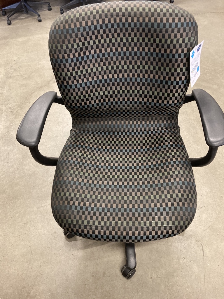 Haworth Checkered Task Chair