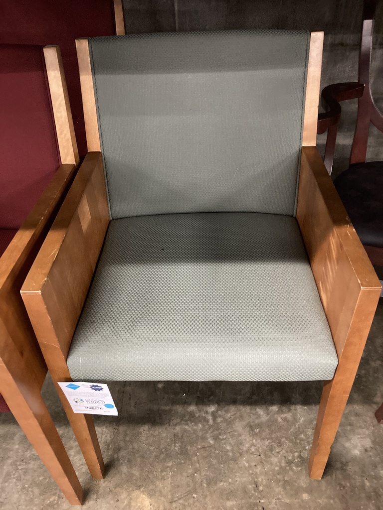 Mint Side Chair w/ Maple Frame