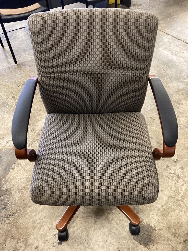 Steelcase Conf. Chair - Green & Grey