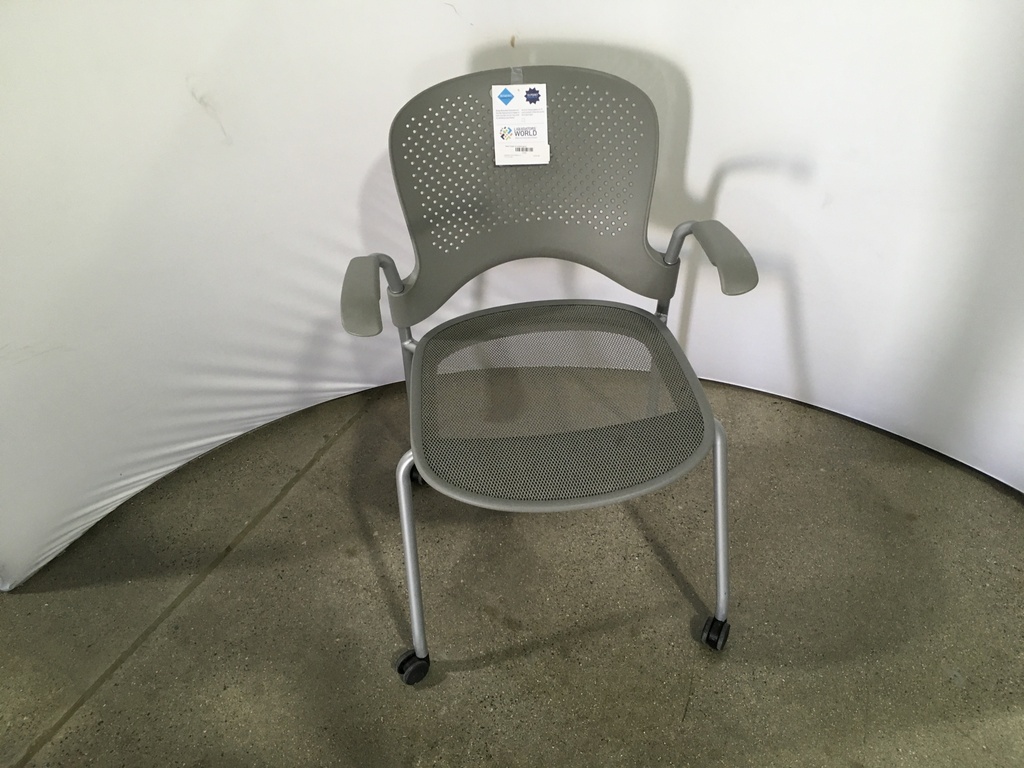 Stack Chairs on wheels (grey)