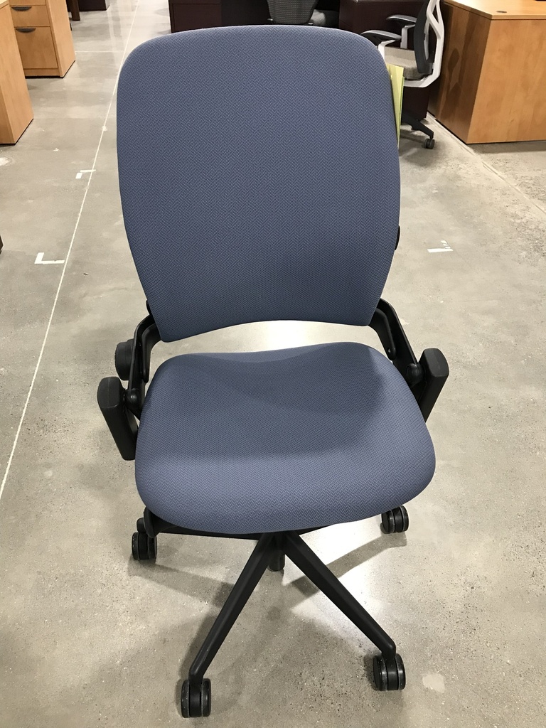 Steelcase Leap Chair No Arms Light Blue