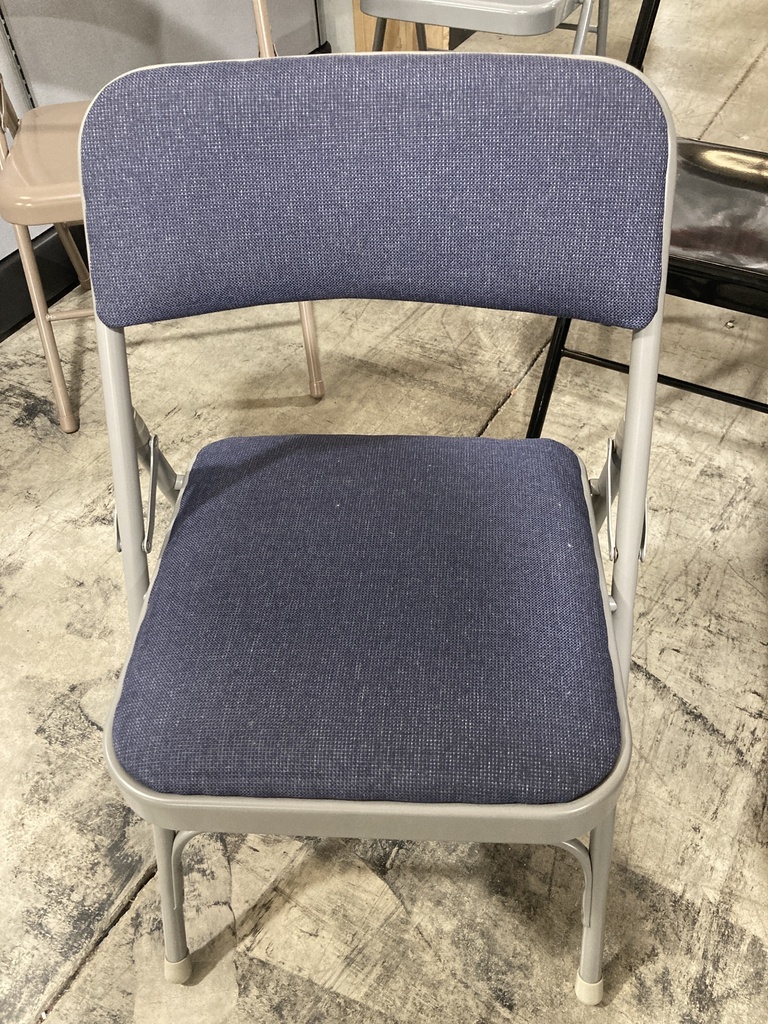 Fabric Folding Chair Navy  New *List $85*