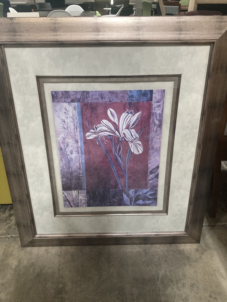 Framed Art - Jeweled Floral 1
