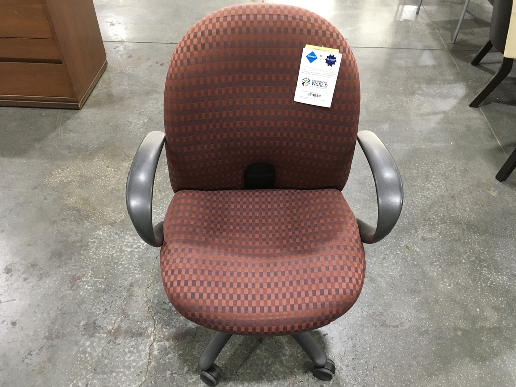 Haworth Conf Chair Orange Check
