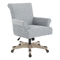 Gray Fabric and Wood Base Task Chair New *List $825.00*