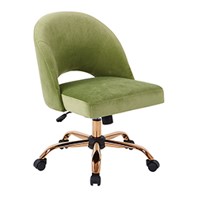 Green and Gold Office Chair New *List $550*