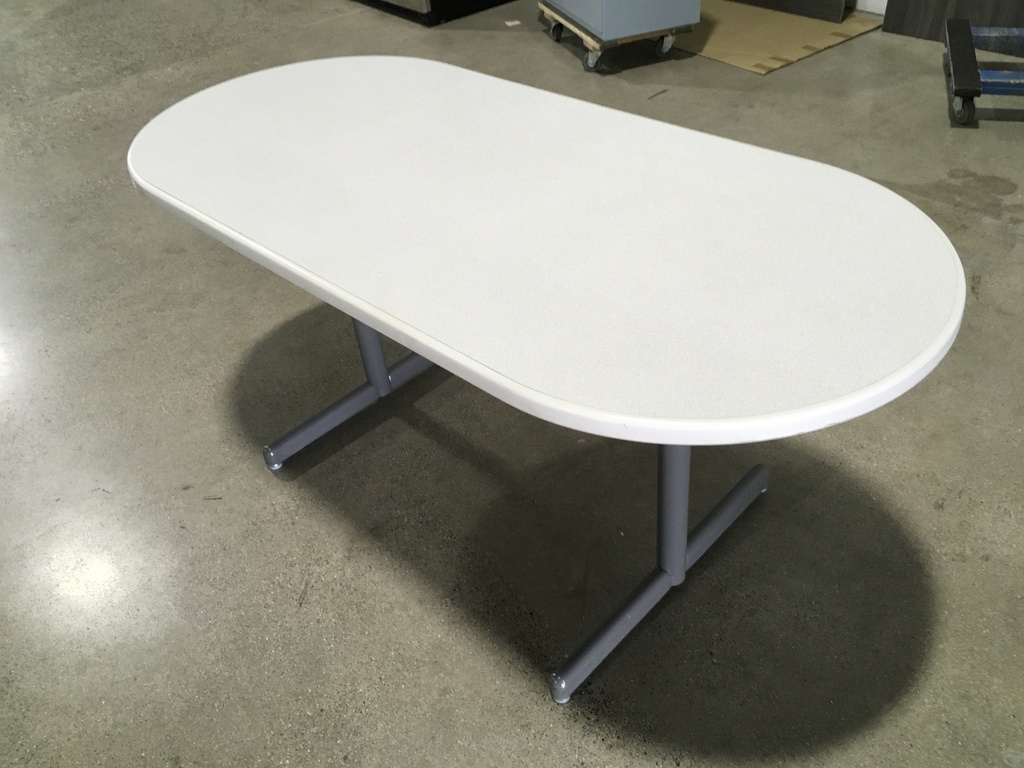 30"x66" Conference Table Grey
