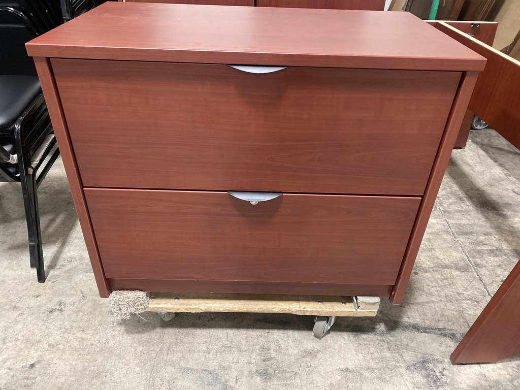 36" - 2 Drawer Lateral -Cherry