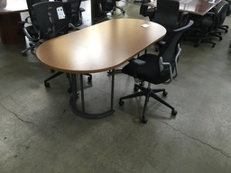 Hon 6ft Oval Conference Table (Chestnut)