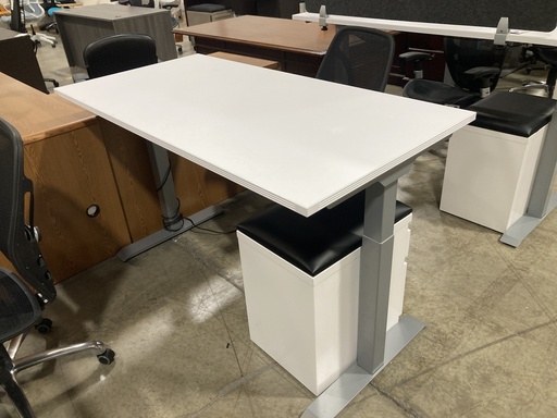 30x60 White - Mount-IT Sit Stands