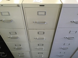 Beige Anderson Hickey 4 Drawer Vertical File No Lock