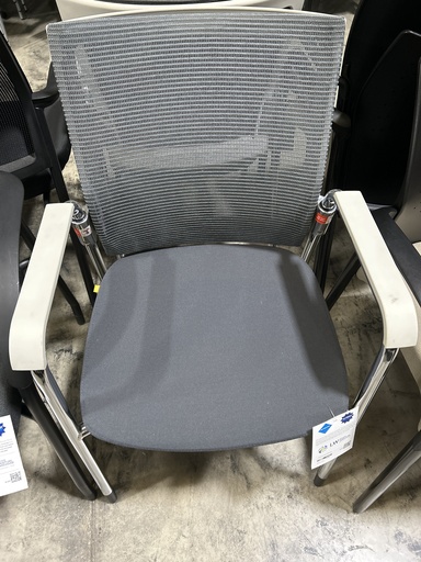 IDesk Grey Mesh Guest Chair