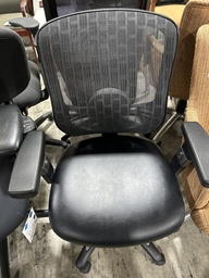 Grey Mesh Back Task Chair - Vinyl Seat