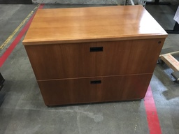 36" 2 drawer Lateral File (Honey)
