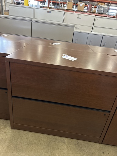 36" 2 Drawer Lateral File (Walnut)