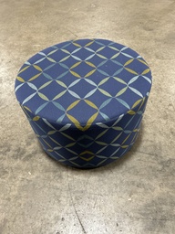 Turnstone Ottoman/ Seat - Blue and Green