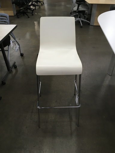 White Cafe Height Stools
