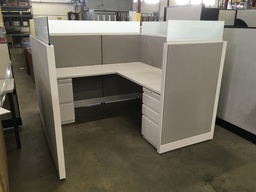 All Steel 6x6 Workstation (BBF/FF) Frosted Glass (sold in minimum runs of 3 or pod of 4) Need Layout Before Quote