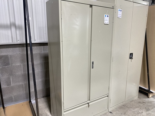36x72 Sandusky Storage Cabinet w - Putty