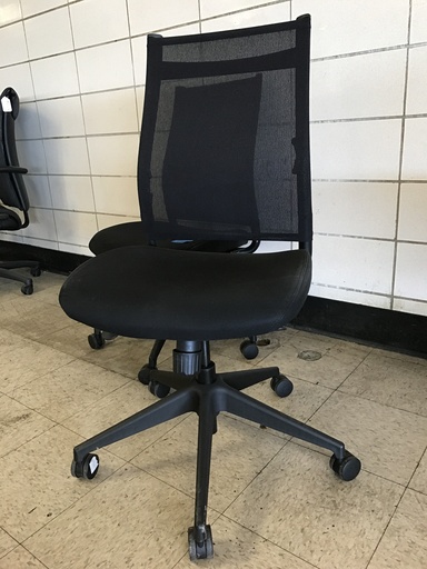 Sit on it WIT Task Chair Armless- Black