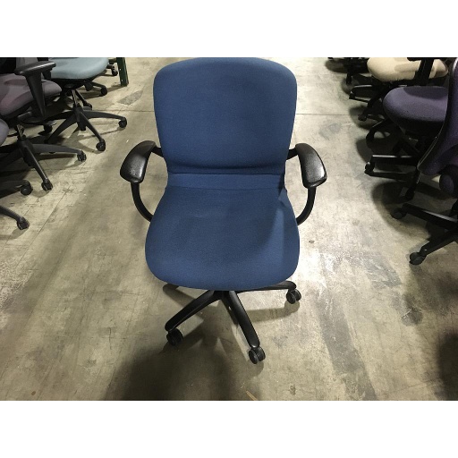 Blue Caster Chair