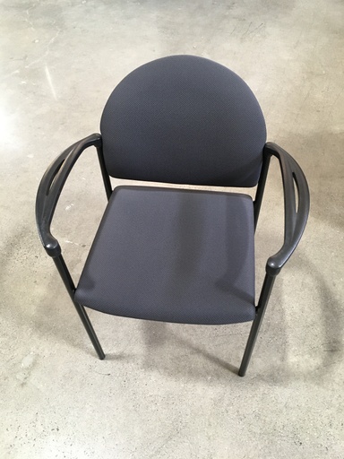 Steelcase Grey Stack Chair w/ arms