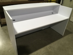 [RD3071] Euroline Reception 30x71 Desk Shell White