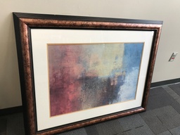 3'9''x3'2'' Colored Framed Art