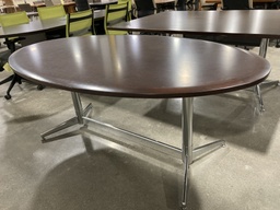 42x72 Oval Conference Table Esp w/Chrome Base
