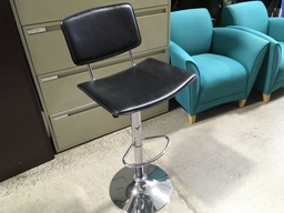 Faux Leather Stool