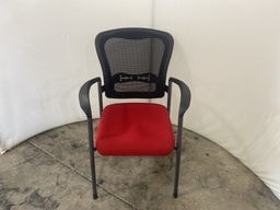 [7804TGNSO4SEAT9176] Mesh Back Guest Chair w/ Red Seat *new list 454.00*