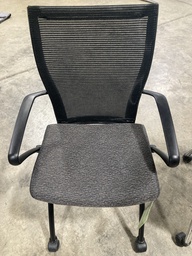 Mesh Back, Fabric Seat -nesting chair
