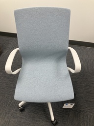 [closeout -20621WHBLU] All Mesh Task Chair, Light Blue and White*new list $1286*