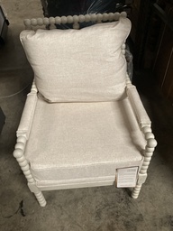 [KLE-L32] Spindle Guest Chair White/Linen*List $895*