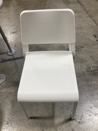 White Stack Chairs -as-is