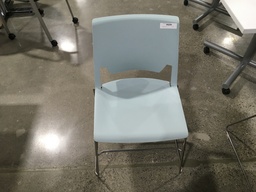 Breakroom Stack Chairs Pale Blue