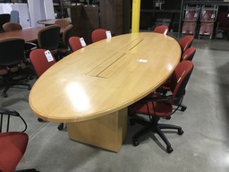 10ft Powered Conference Table
