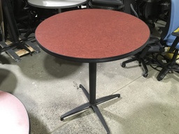 High Top Table (Red Cherry) Black Base