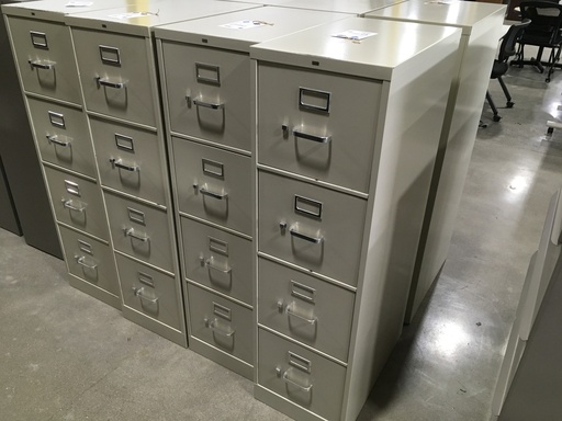 Hon 4 drawer vertical file (no lock)