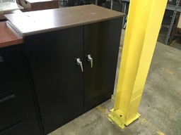 36x48 Storage Cabinet Black w/laminate top